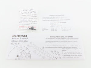 HO Walthers 20th Century Limited 932-9316 NYC 68 Seat Diner Passenger Car