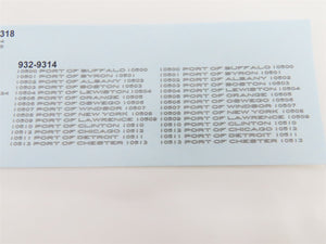 HO Walthers 20th Century Limited 932-9316 NYC 68 Seat Diner Passenger Car