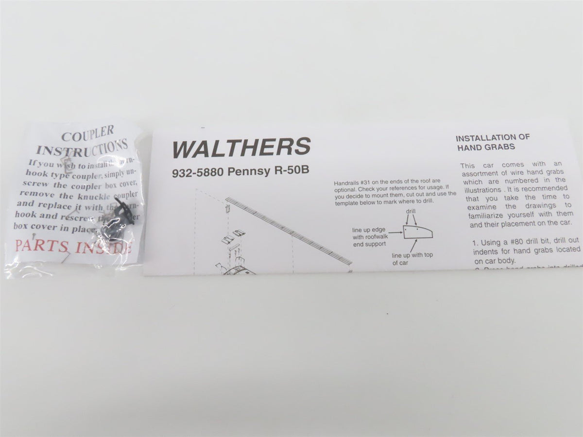 HO Scale Walthers 932-5888 PRR Pennsylvania REA R50B Express Reefer #2721
