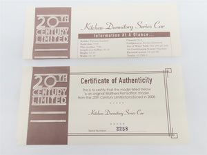 HO Scale Walthers 20th Century Limited 932-9318 NYC Kitchen Dormitory Passenger