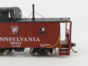 HO Walthers Platinum 932-7642 PRR N6B Offset Cupola Wood Caboose #980122