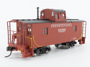 HO Walthers Platinum 932-7651 PRR N6B Centered Cupola Wood Caboose #981693