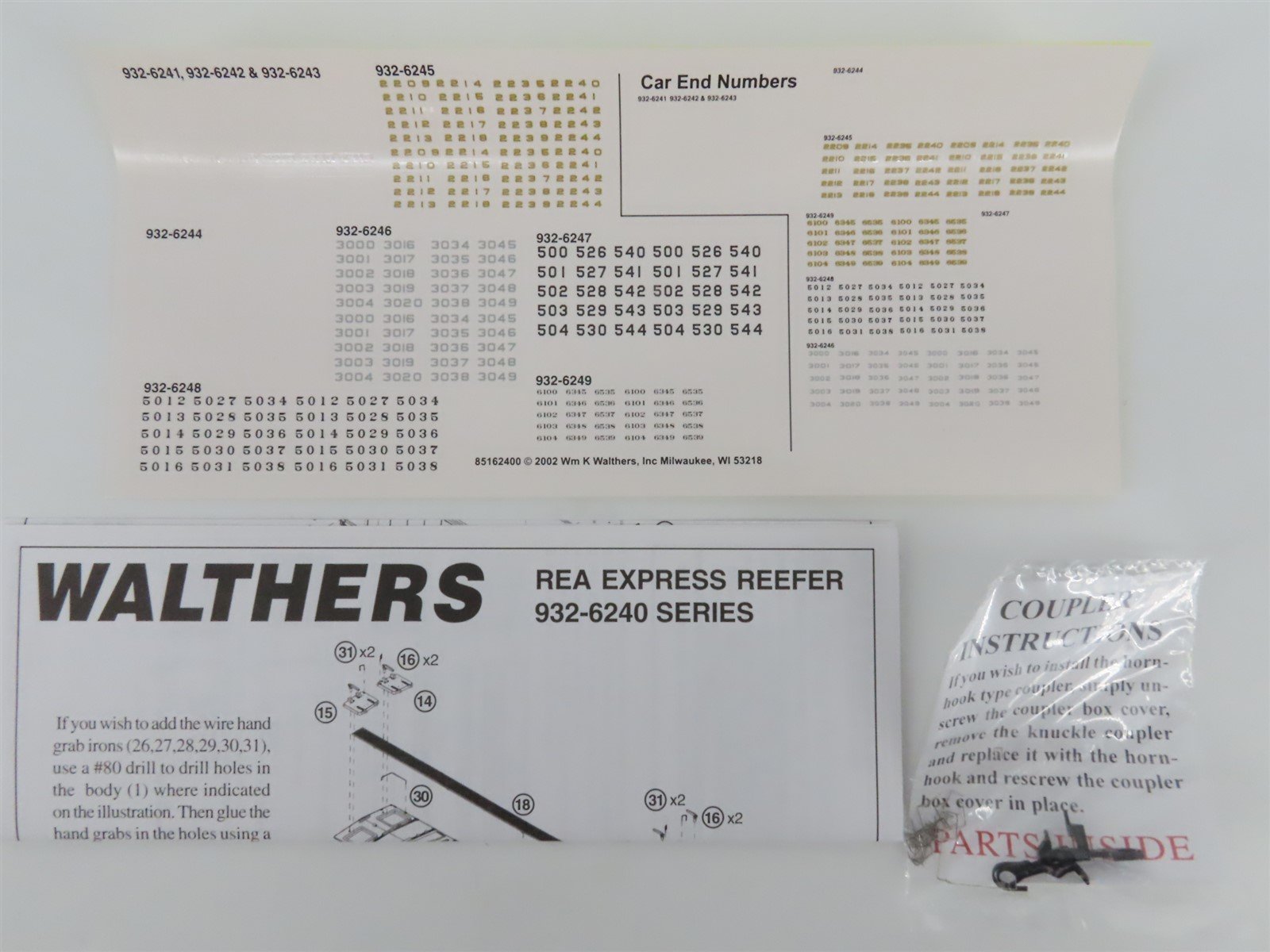 HO Scale Walthers 932-6241 REA Railway Express Agency 50' Reefer #379