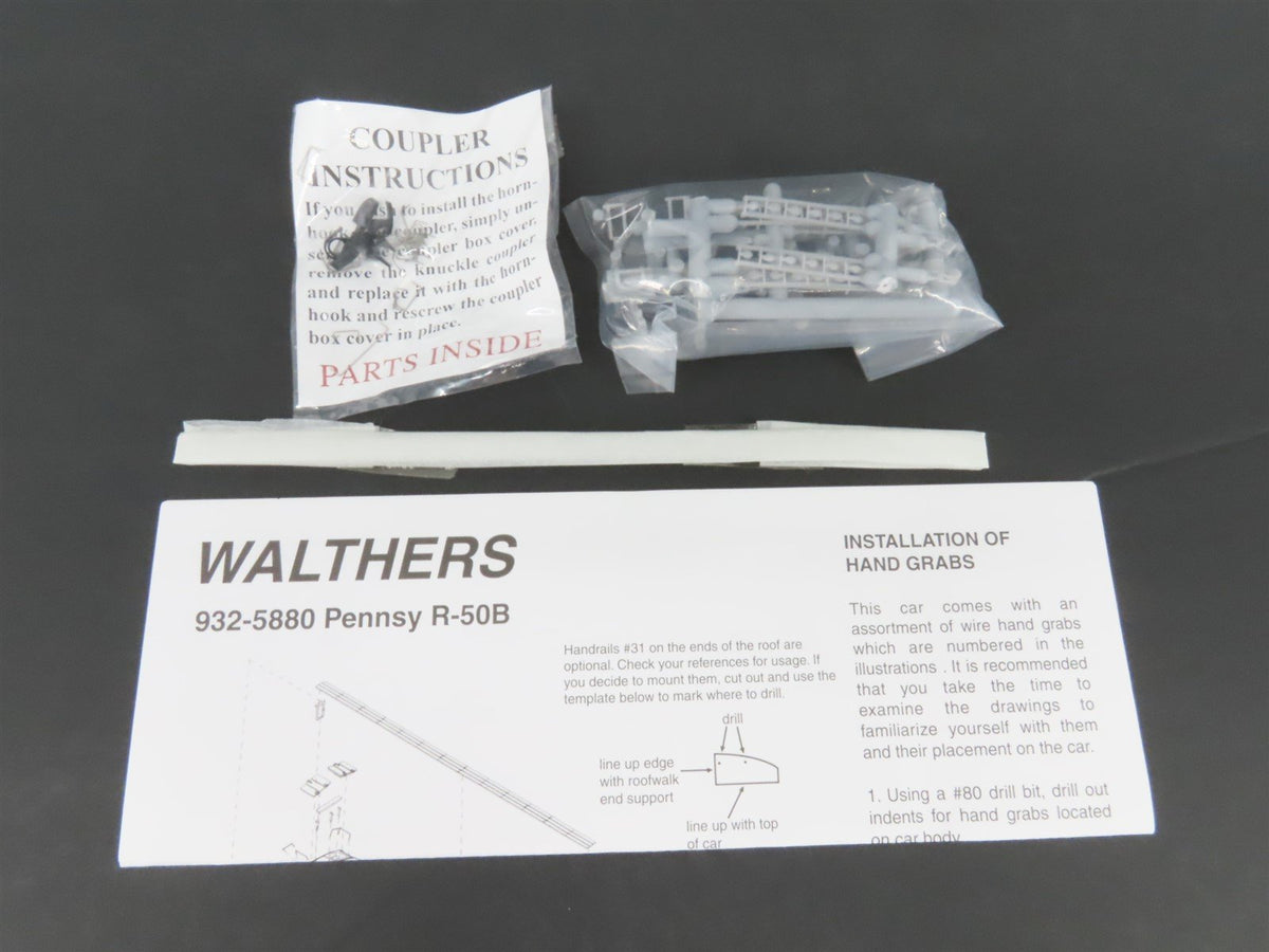 HO Scale Walthers 932-5880 PRR Pennsylvania R50B Undecorated Express Reefer