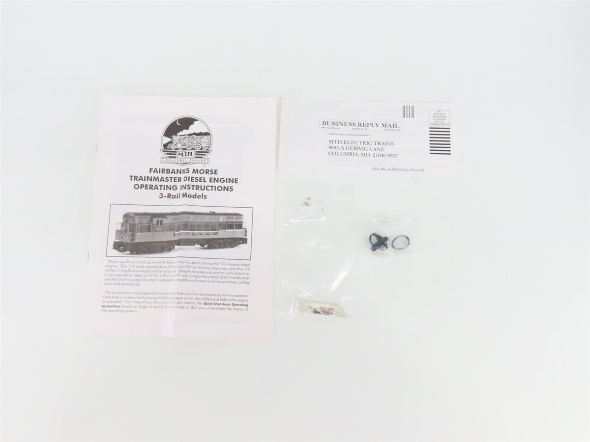 O Gauge 3-Rail MTH MT-2121LP SOU Southern FM Trainmaster Diesel #6304 w/ Sound