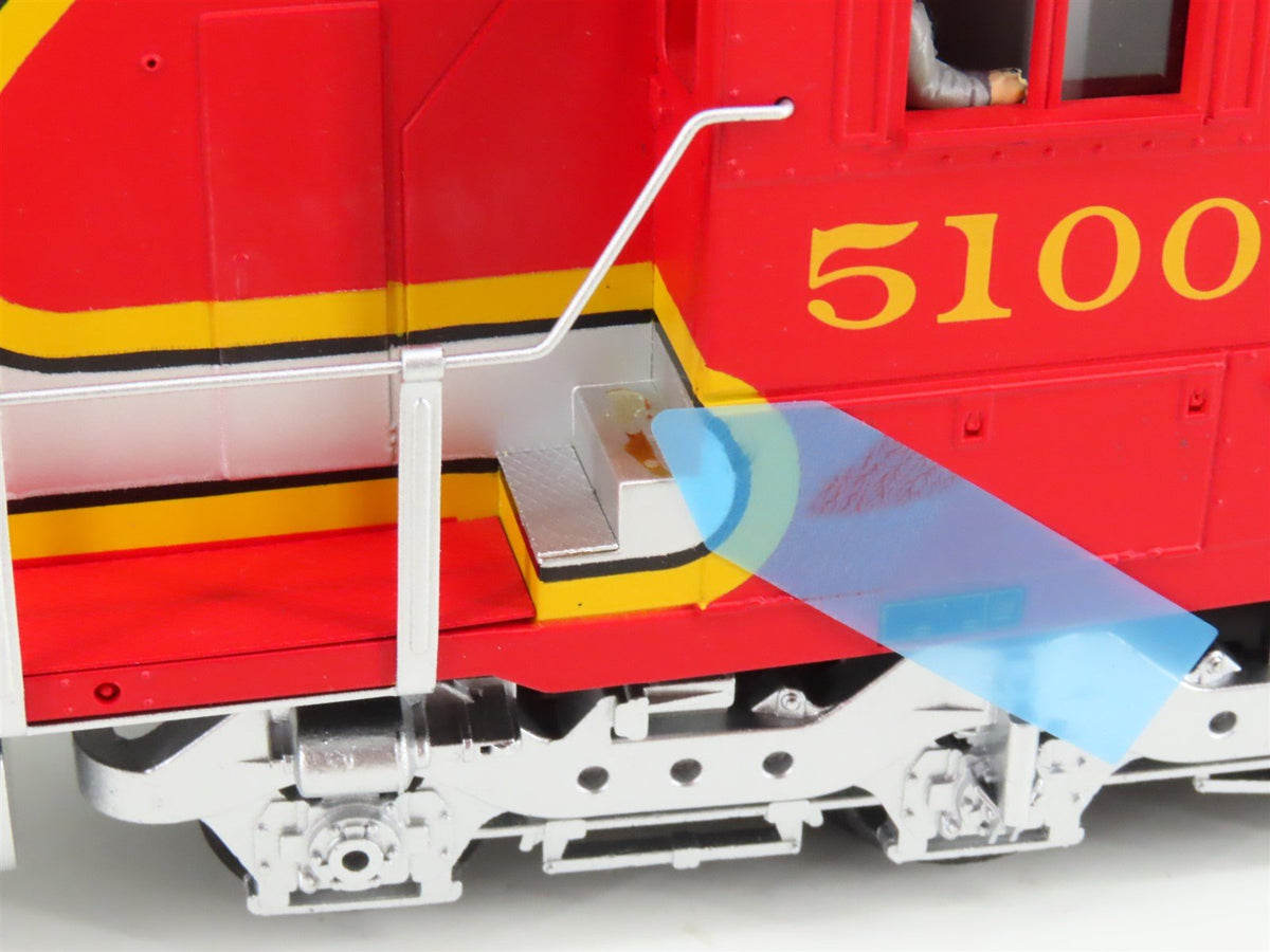 O Gauge 3-Rail MTH 20-2366-1 ATSF Warbonnet SD40-2 Diesel #5100 - Proto-Sound 2