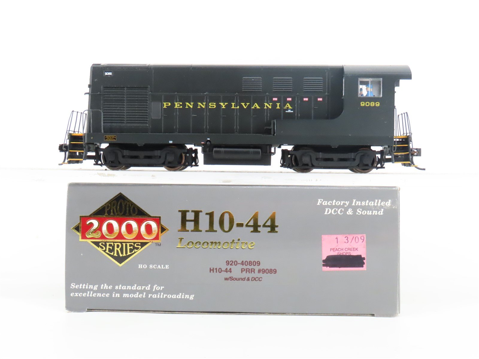 HO Scale Proto 2000 920-40809 PRR Pennsylvania H10-44 Diesel #9089 wDCC & Sound