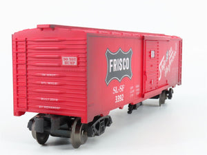 O Gauge 3-Rail Menards SLSF Frisco 40' Box Car #3392 - Weathered