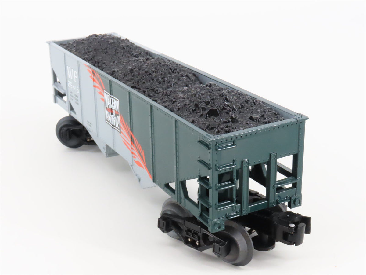 O27 Gauge 3-Rail Lionel WP Western Pacific &quot;Feather&quot; 2-Bay Hopper #26416 w/ Load