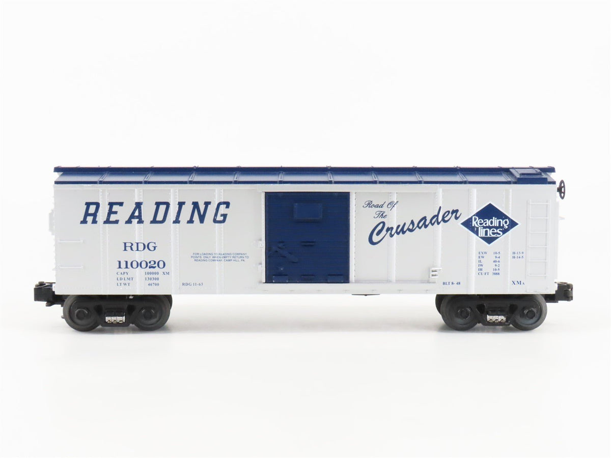 O Gauge 3-Rail MTH RDG Reading Lines &quot;Crusader&quot; 40&#39; Box Car #110020