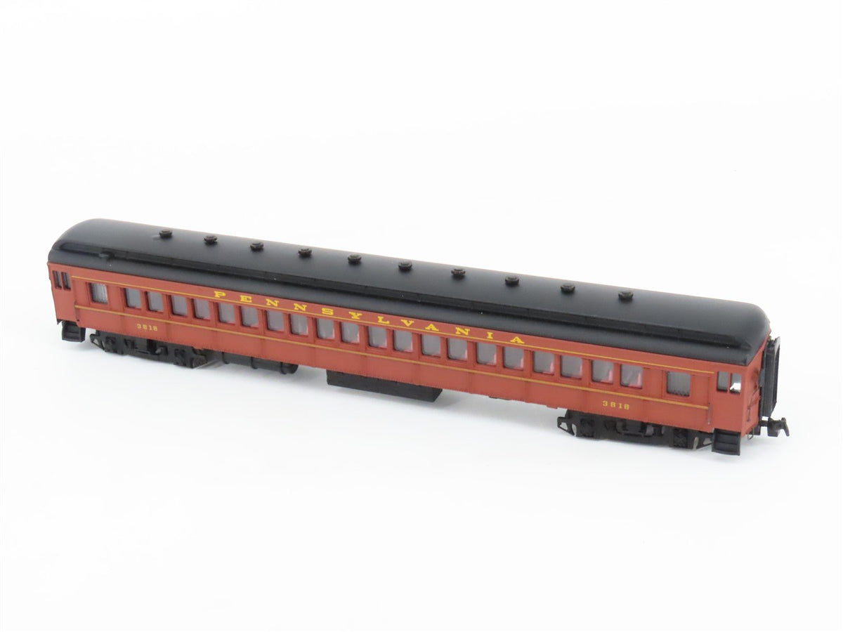 HO Scale Bachmann Spectrum PRR Pennsylvania Railroad Coach Passenger #3818