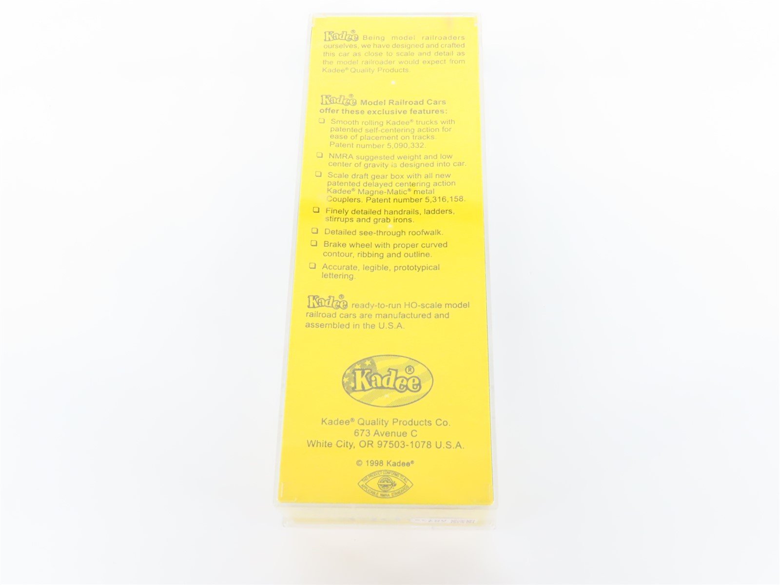 HO Scale Kadee 4032 NYC New York Central Single Door Box Car #169000 - Sealed