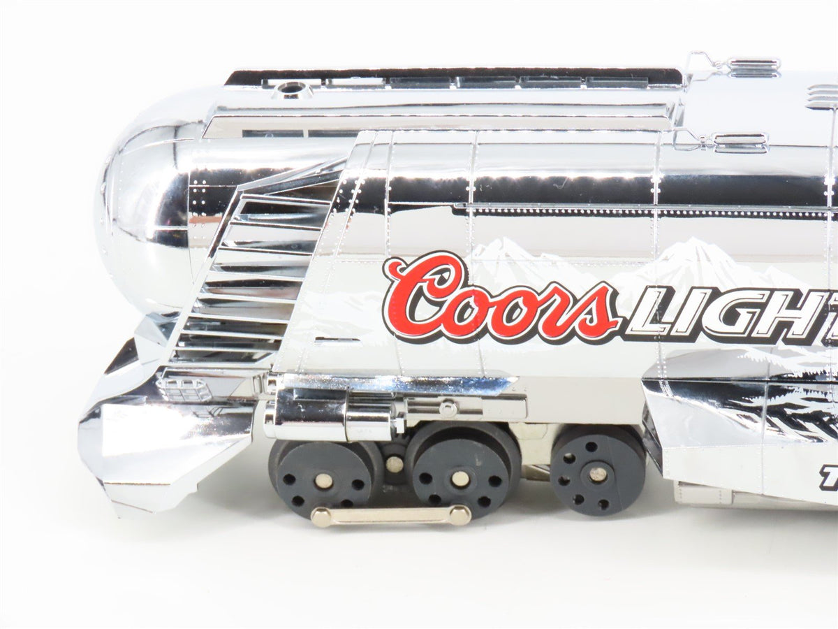 O Gauge 3-Rail MTH 30-1433-1 Coors Light &quot;Silver Bullet&quot; Steam Train Set