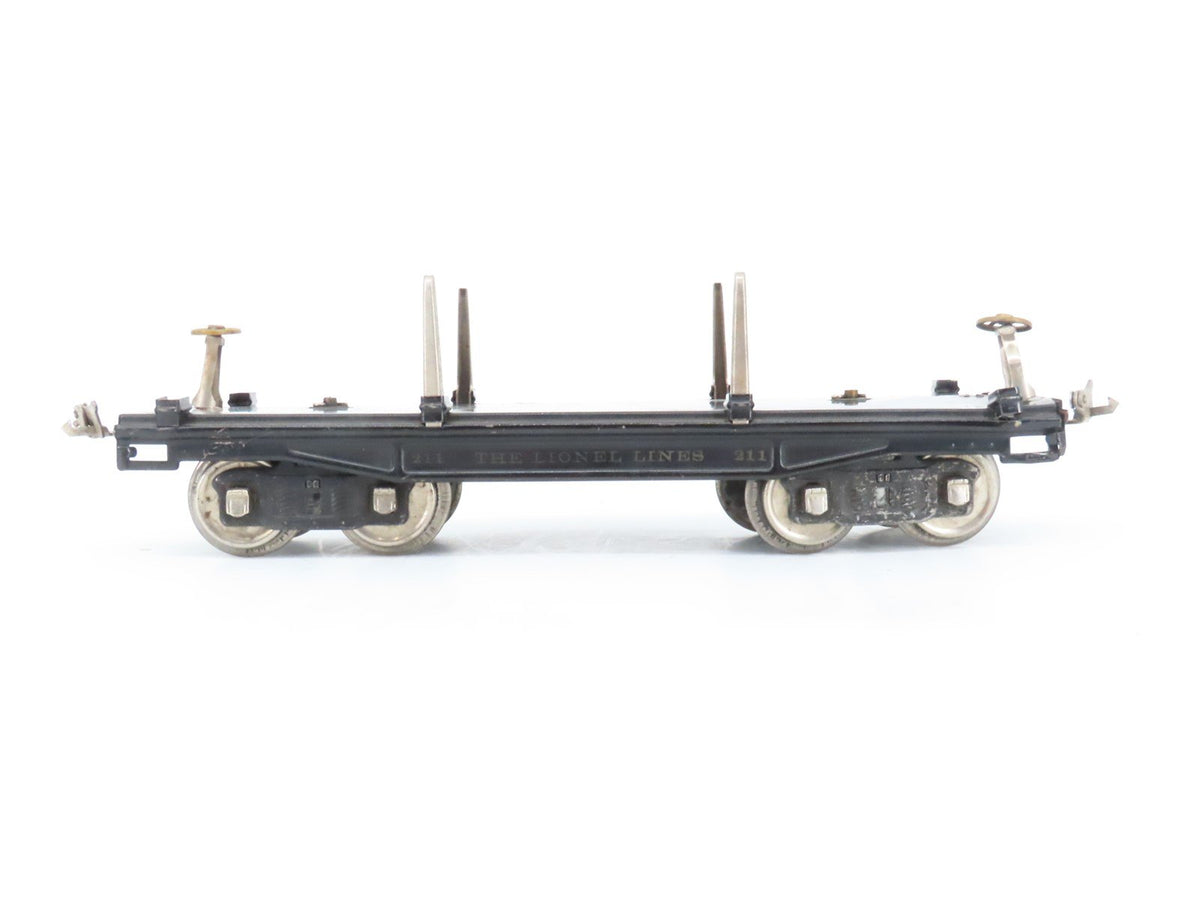 Standard Gauge Lionel Lines Prewar 211 Tinplate Flat Car