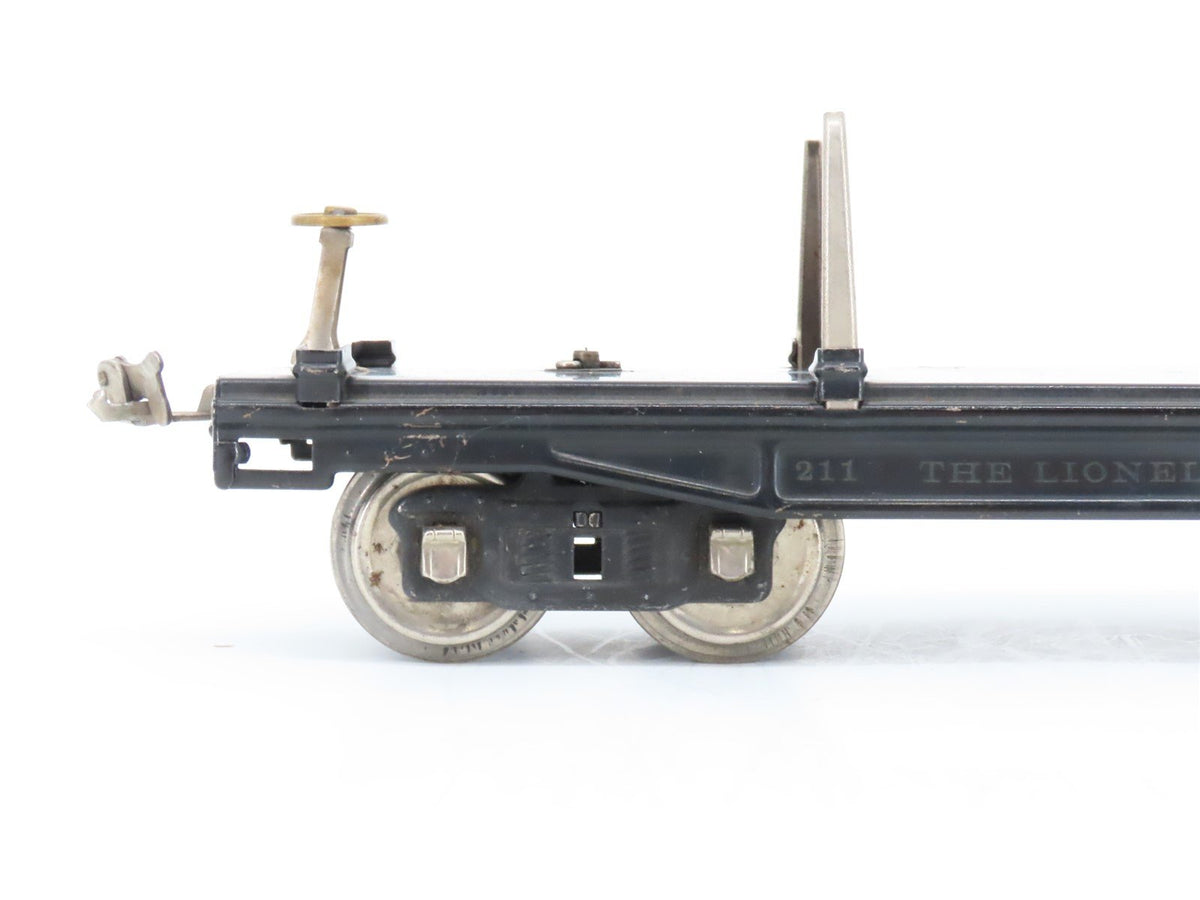 Standard Gauge Lionel Lines Prewar 211 Tinplate Flat Car