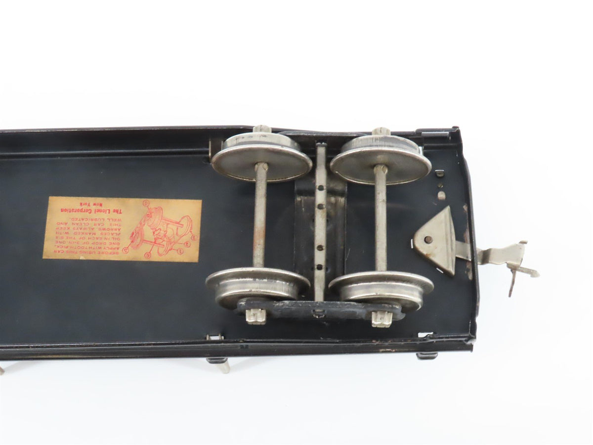 Standard Gauge Lionel Lines Prewar 211 Tinplate Flat Car