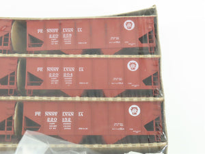 HO Scale Accurail Kit 2606 PRR Pennsylvania Railroad 2-Bay Hopper 6-Pack -Sealed