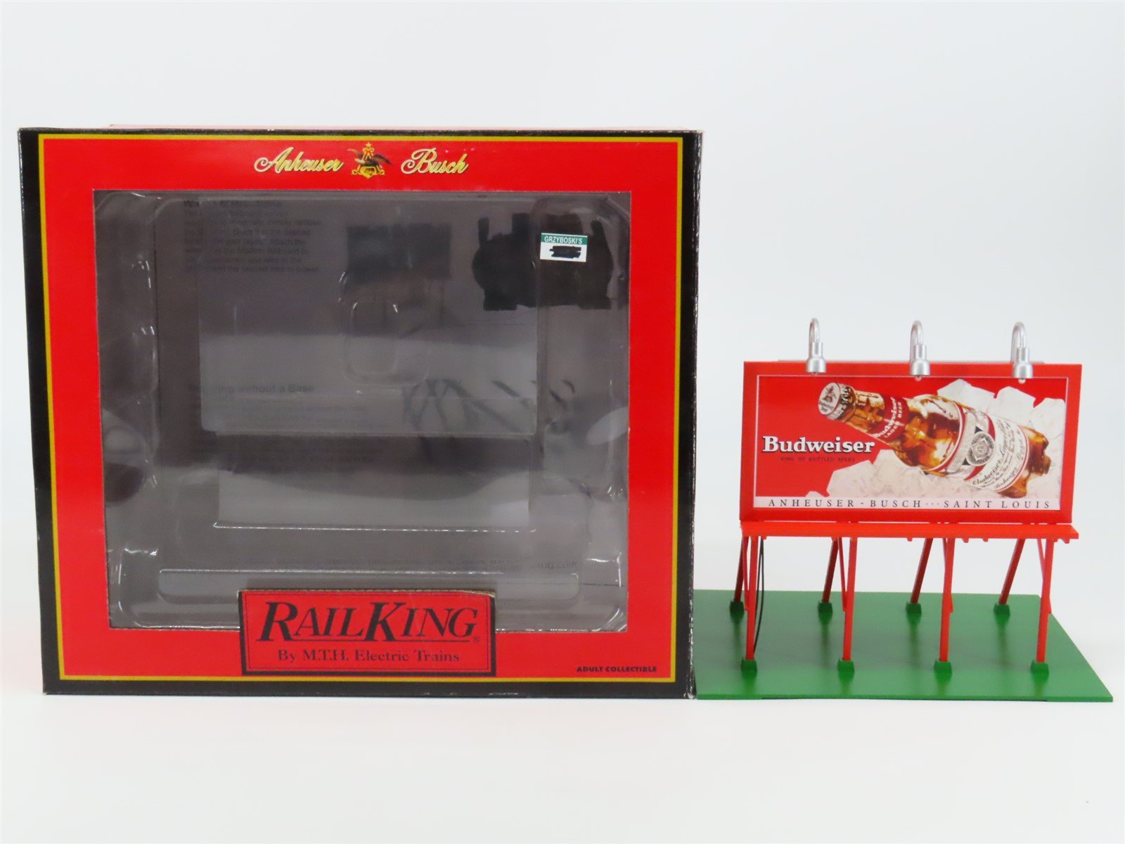 O Gauge MTH Rail King 30-90208 Anheuser Busch Lighted Billboard