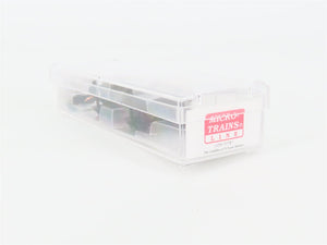 N Scale Micro-Trains MTL 113510 Unlettered 30' Skeleton Log Car w/ Log Load