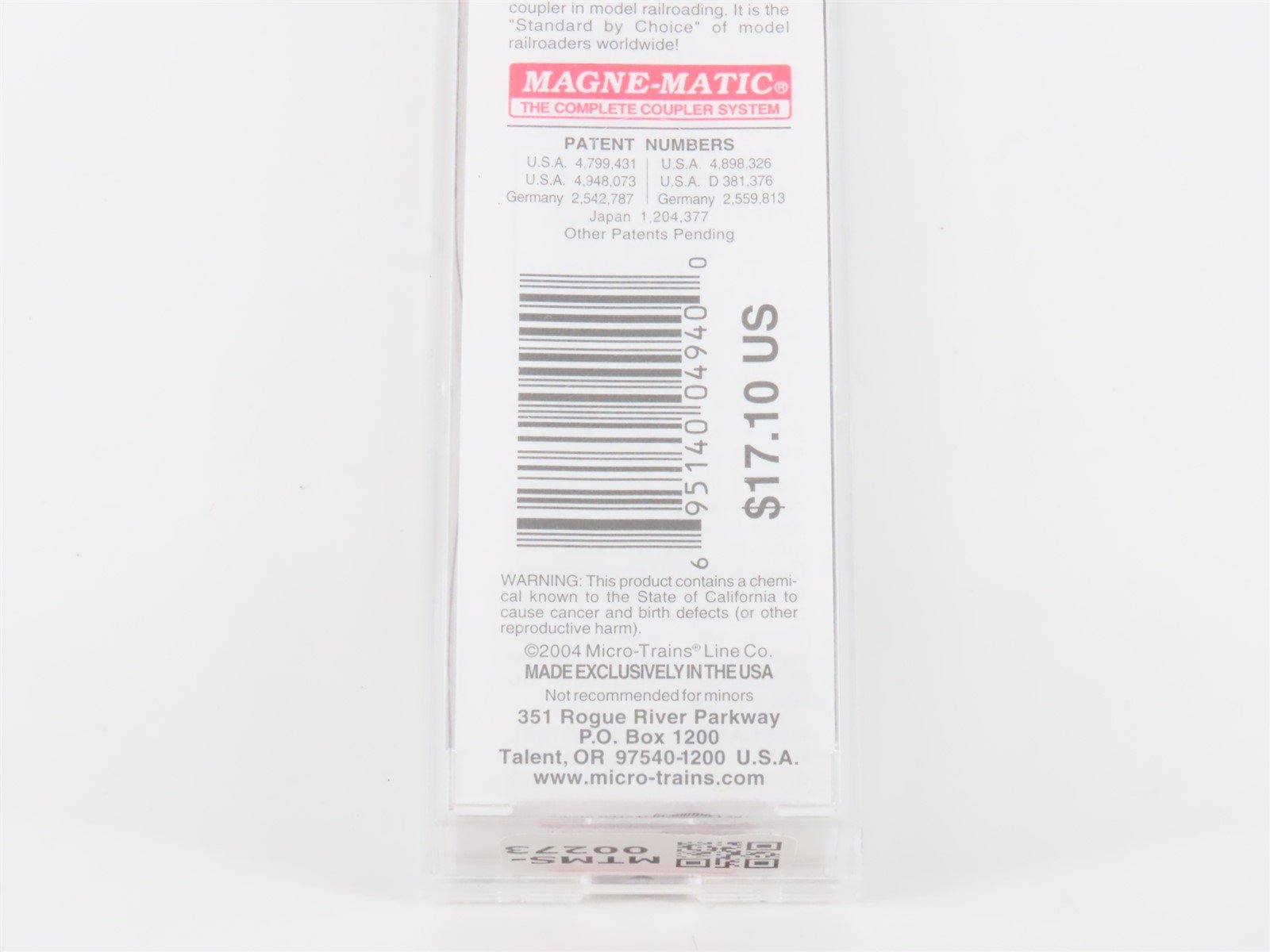 N Scale Micro-Trains MTL 42100 HBCX Hills Bros Coffee 40' Box Car #163