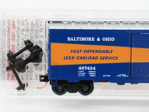 N Micro-Trains MTL 20266 B&O Baltimore & Ohio Time-Saver 40' Box Car #467434