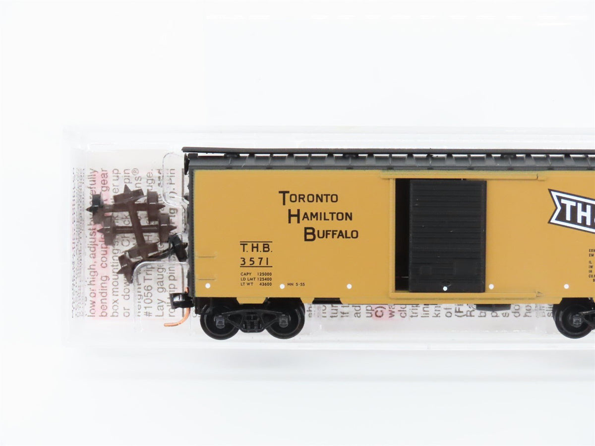 N Scale Micro-Trains MTL 20036 THB Toronto Hamilton Buffalo 40&#39; Box Car #3571