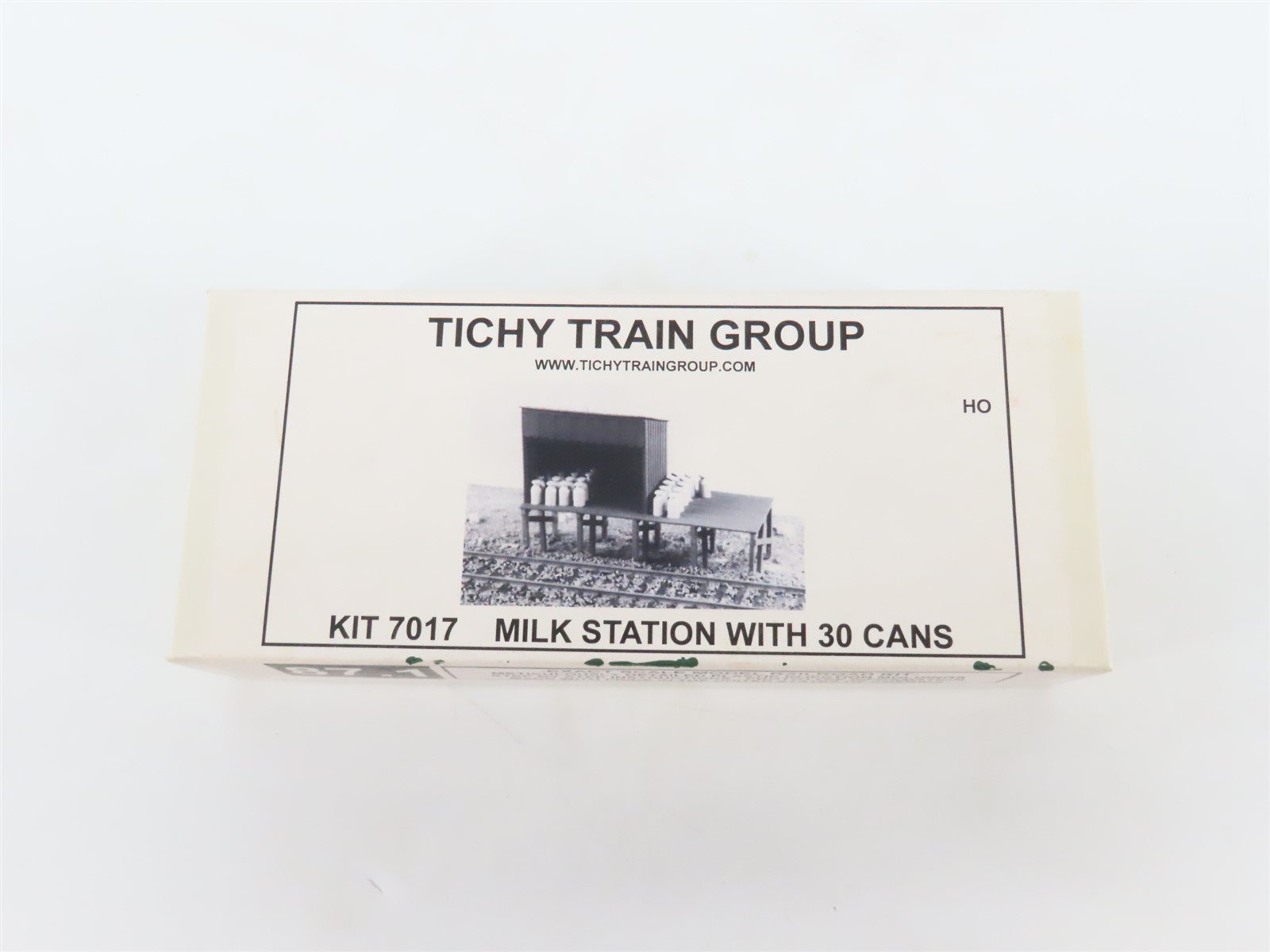 HO 1/87 Scale Tichy Train Group Kit #7017 Milk Station with 30 Cans
