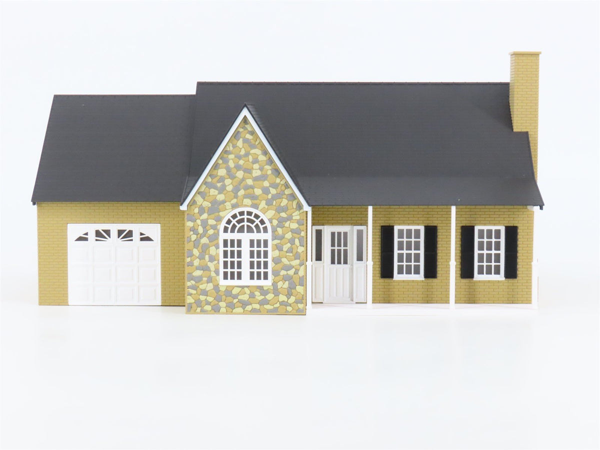 O 1/48 Scale Lionel 6-34111 Lionelville Deluxe Fieldstone Suburban House