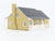 O 1/48 Scale Lionel 6-34111 Lionelville Deluxe Fieldstone Suburban House