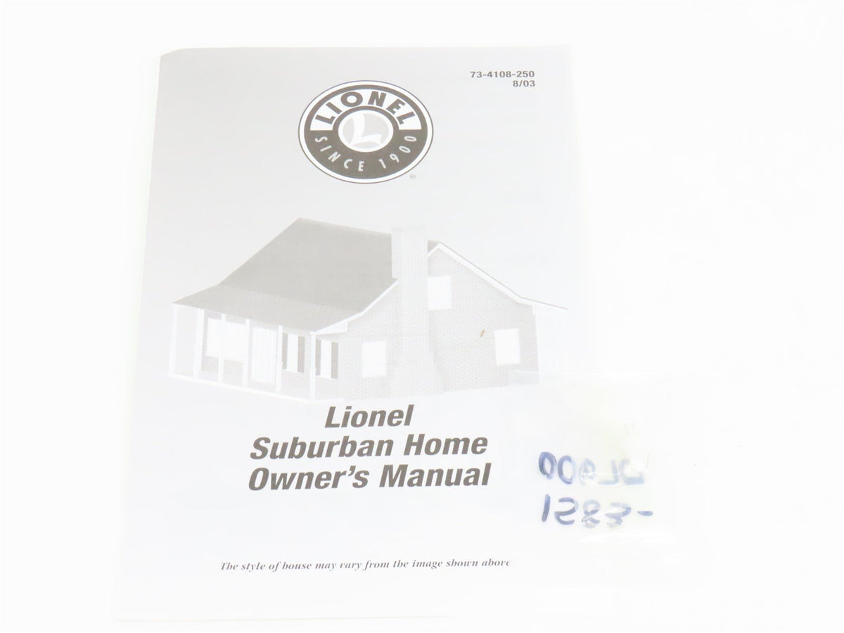 O 1/48 Scale Lionel 6-34111 Lionelville Deluxe Fieldstone Suburban House