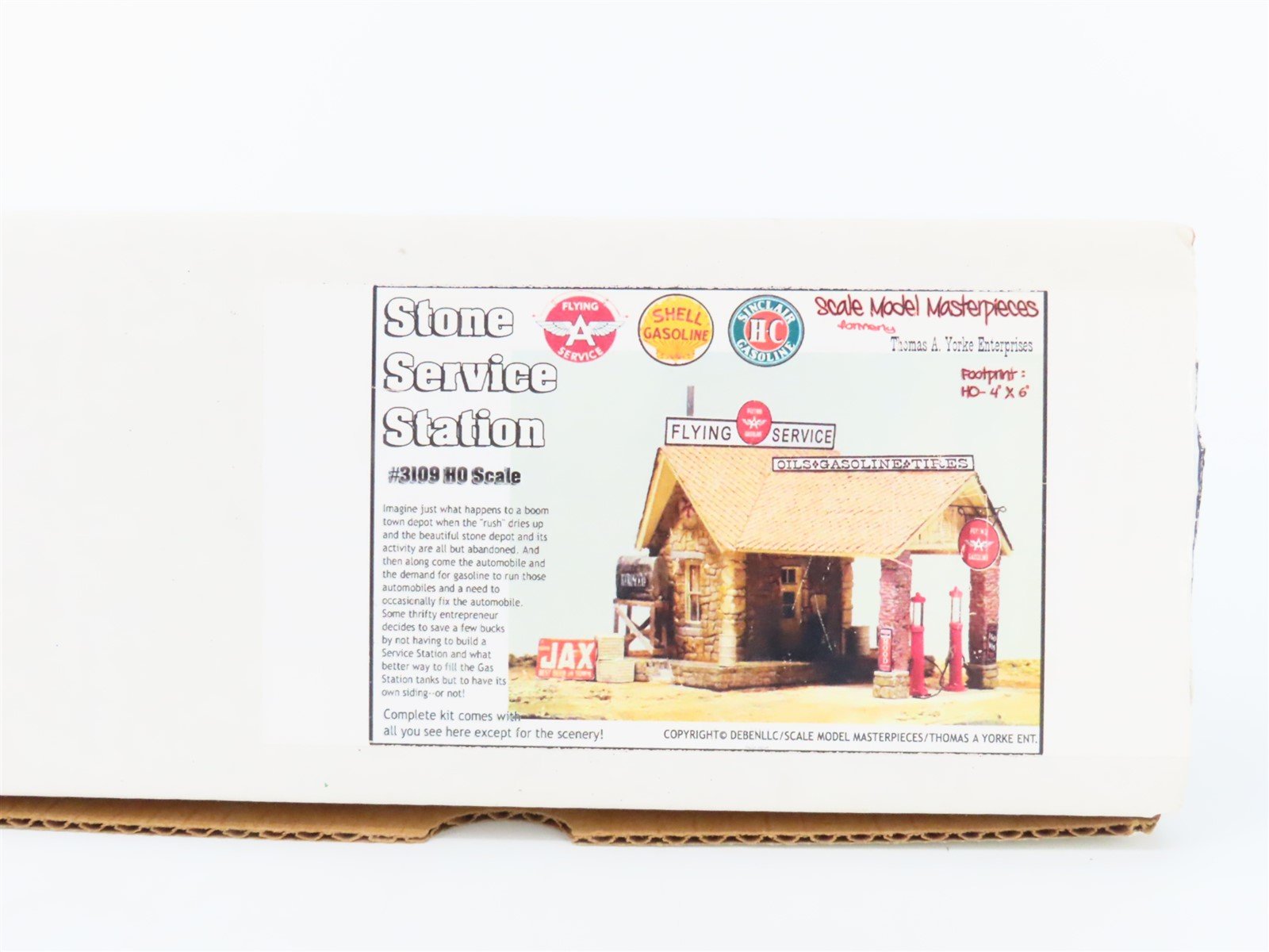HO 1/87 Scale Model Masterpieces Kit #3109 Stone Service Station