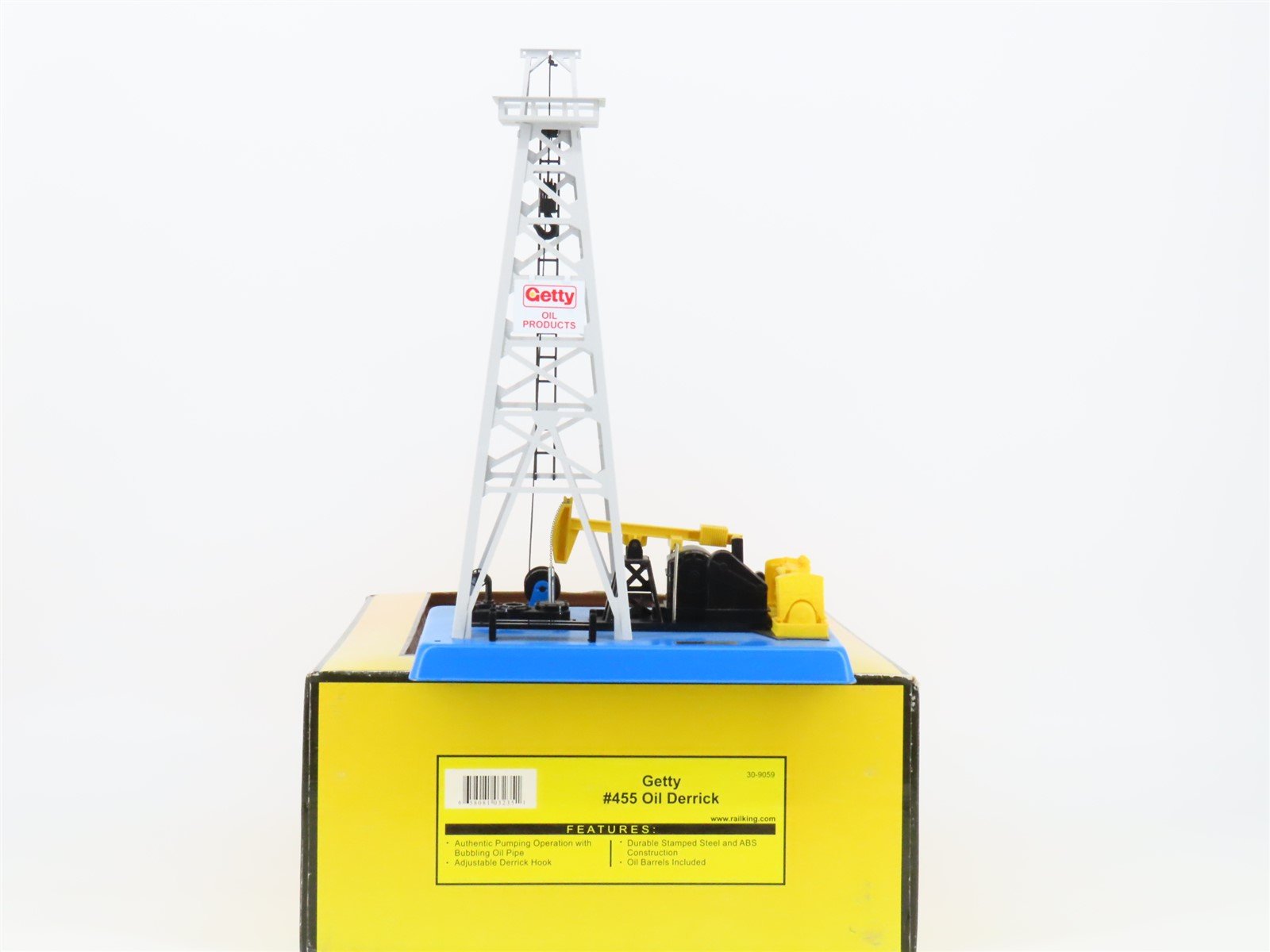 O 1/48 Scale Rail King MTH 30-9059 Getty Oil Derrick #455