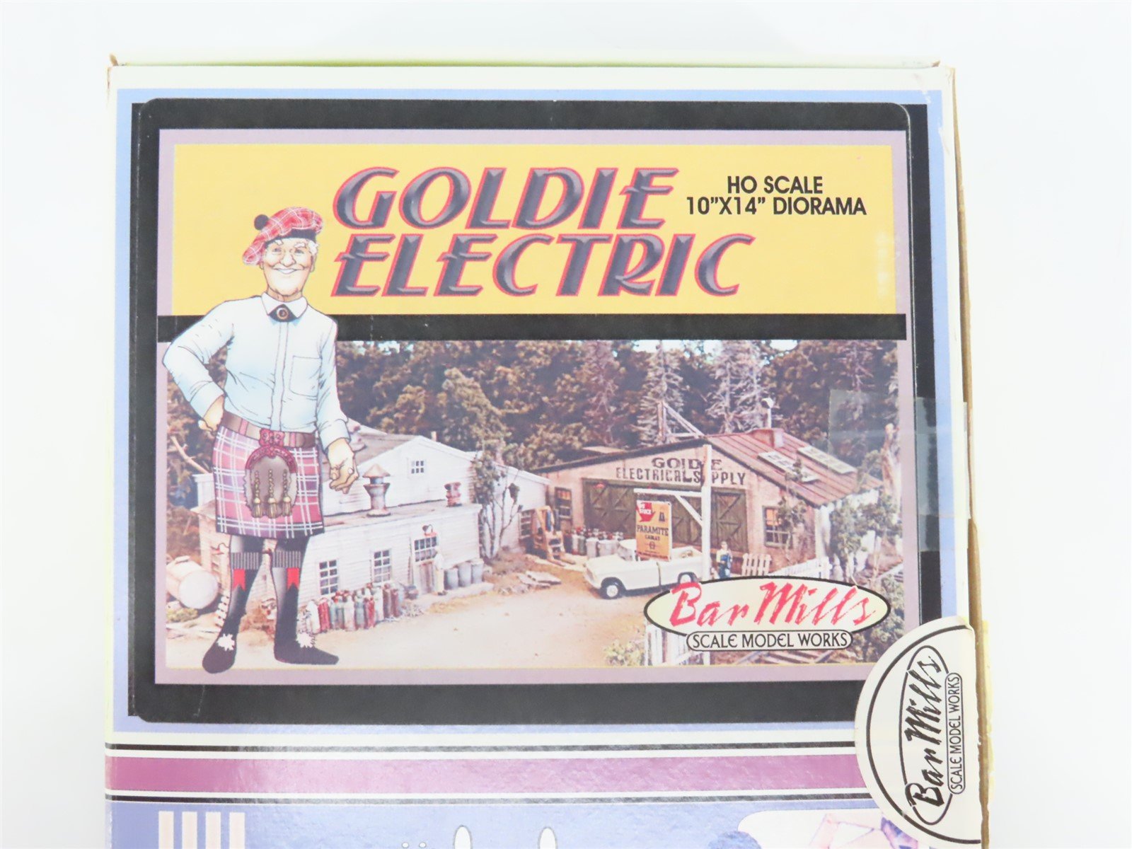 HO 1/87 Scale Bar Mills Building Kit Goldie Electric