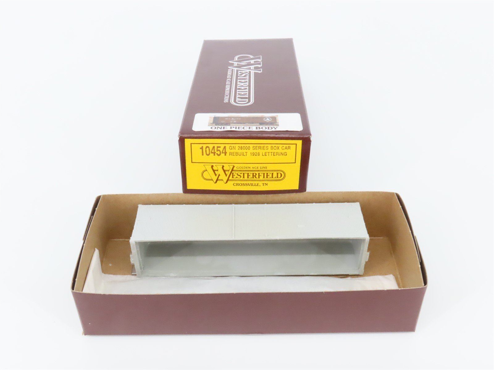 HO Scale Westerfield Golden Age Line Kit 10454 GN Great Northern Box Car