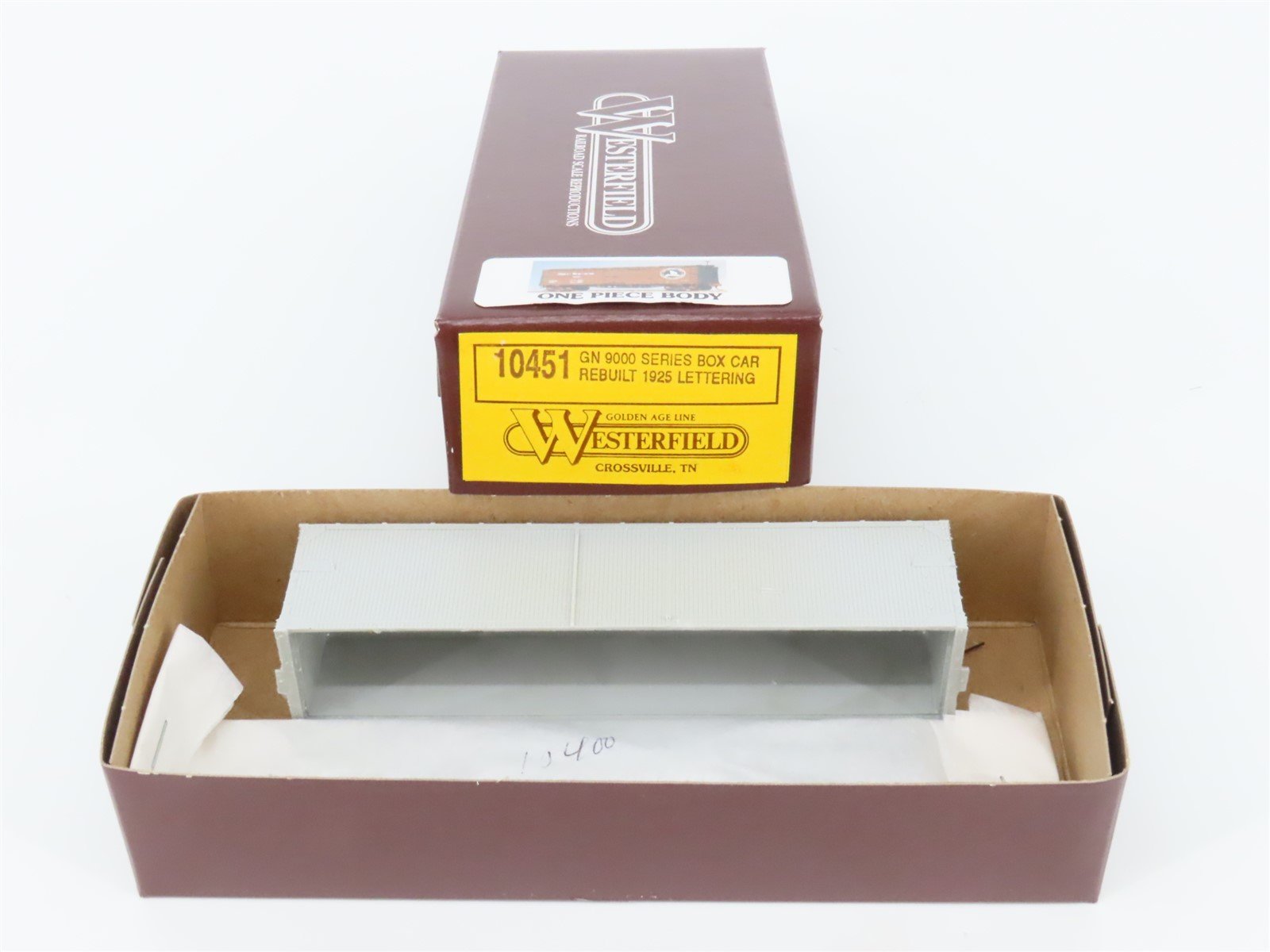 HO Scale Westerfield Golden Age Line Kit 10451 GN Great Northern Box Car