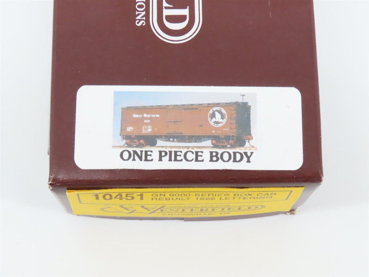 HO Scale Westerfield Golden Age Line Kit 10451 GN Great Northern Box Car