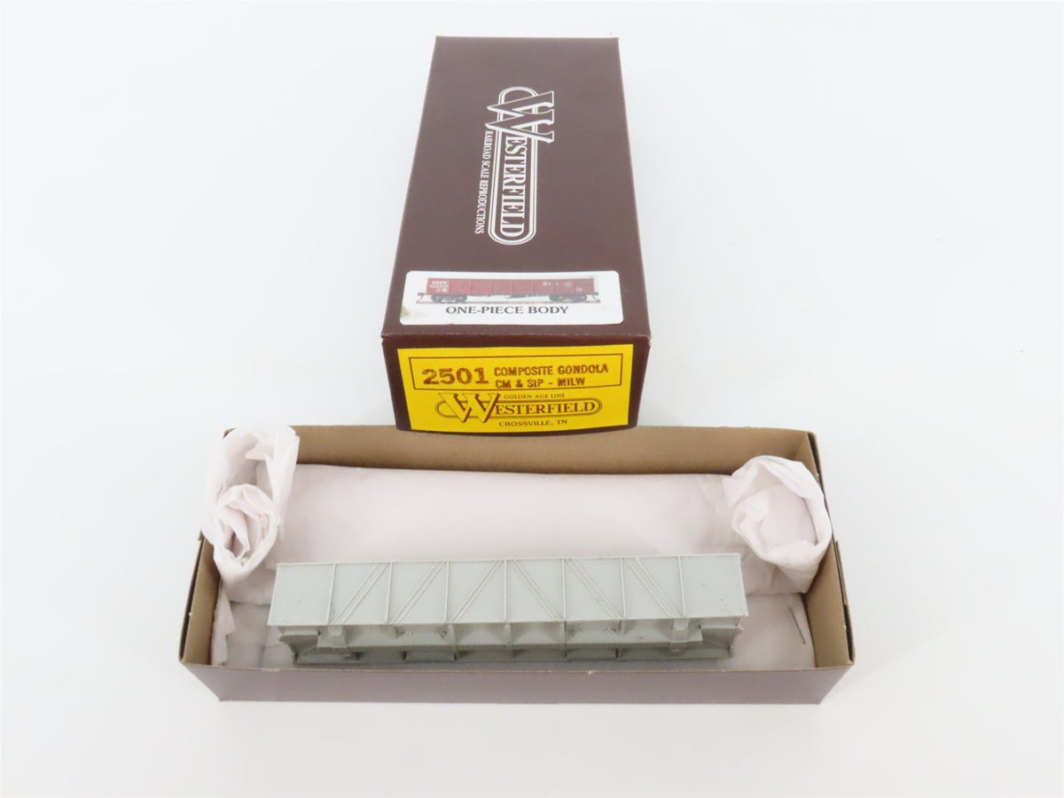 HO Scale Westerfield Golden Age Line Kit 2501 CM&amp;StP MILW Composite Gondola