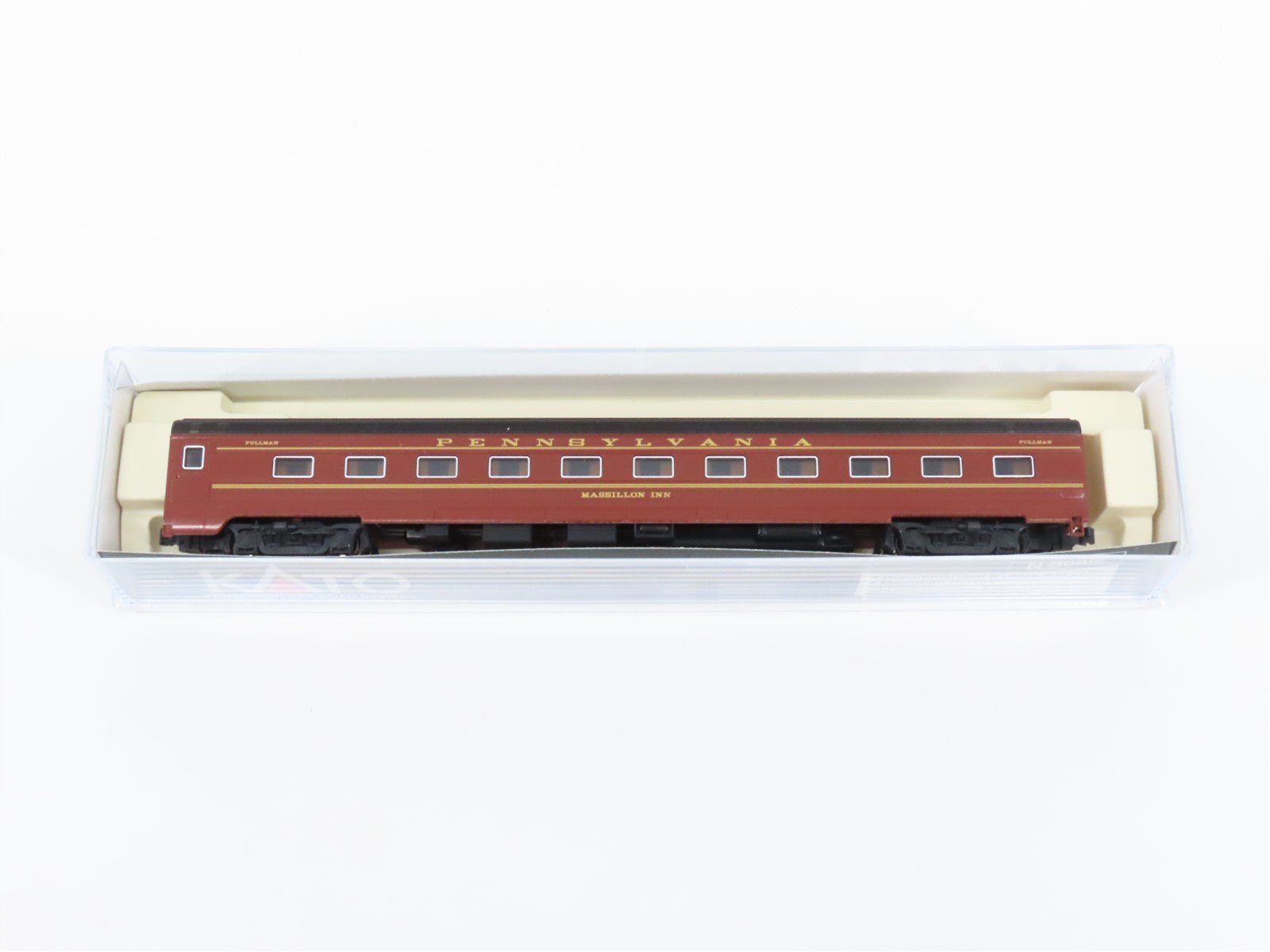 N Scale KATO PRR Pennsylvania Railroad Pullman Passenger Car "Massillon Inn"