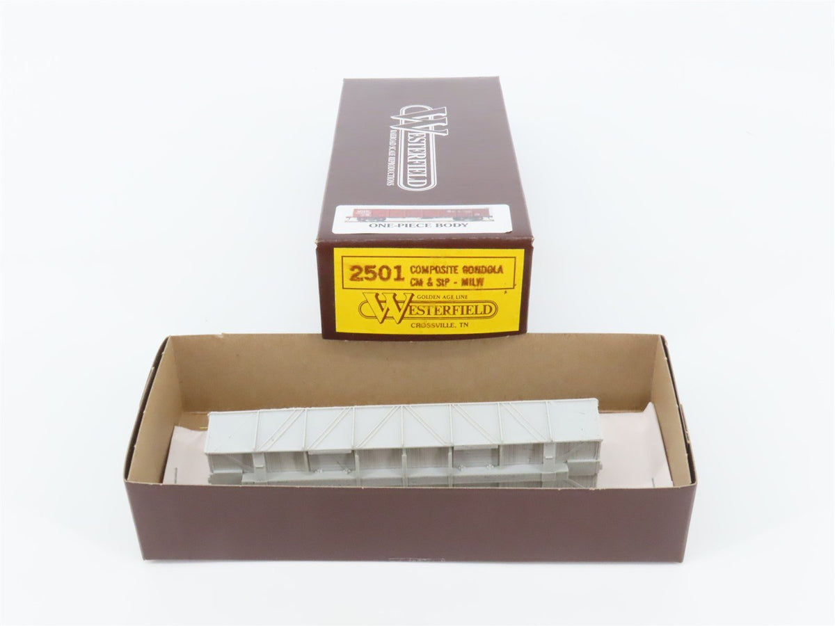HO Scale Westerfield Golden Age Line Kit 2501 CM&amp;StP MILW Composite Gondola