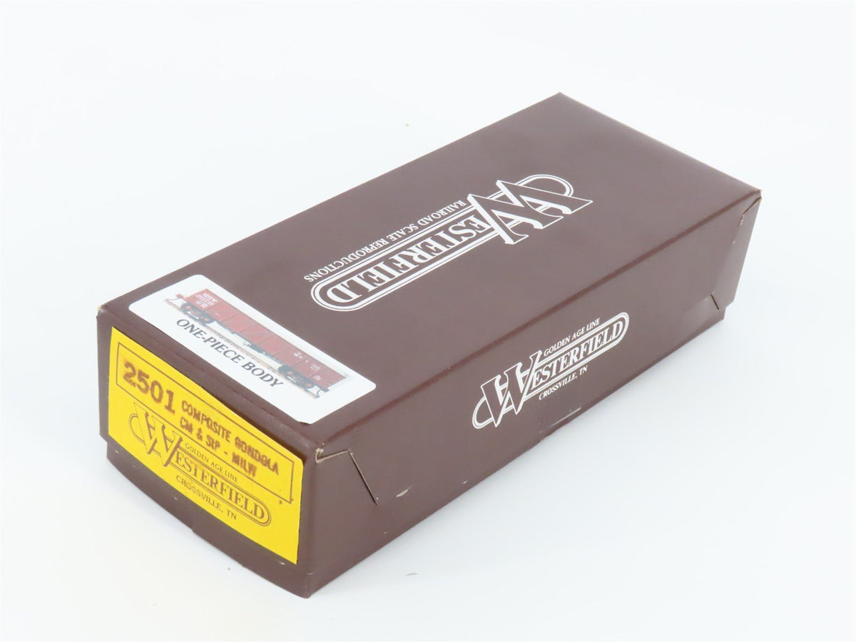 HO Scale Westerfield Golden Age Line Kit 2501 CM&amp;StP MILW Composite Gondola