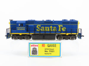 HO Scale Atlas 7021 ATSF Santa Fe GP38 High Hood Diesel Locomotive #3560