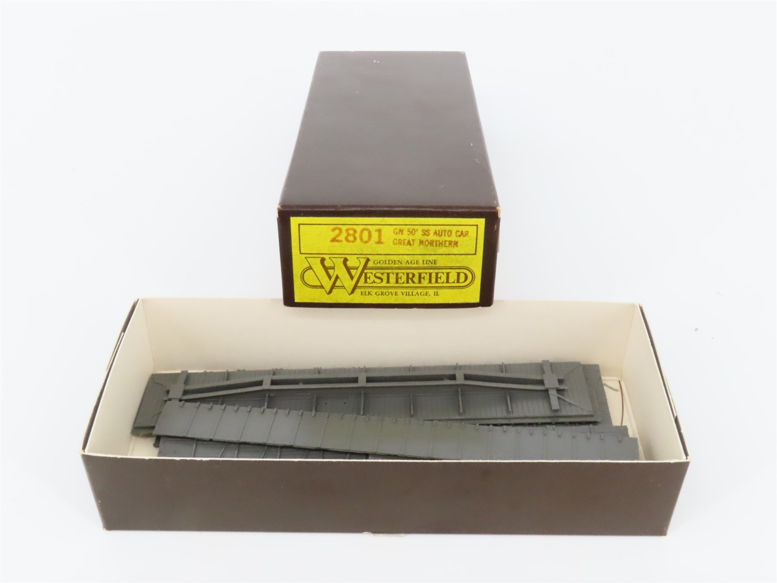 HO Westerfield Golden Age Line Kit 2801 GN Great Northern 50' Auto Box Car