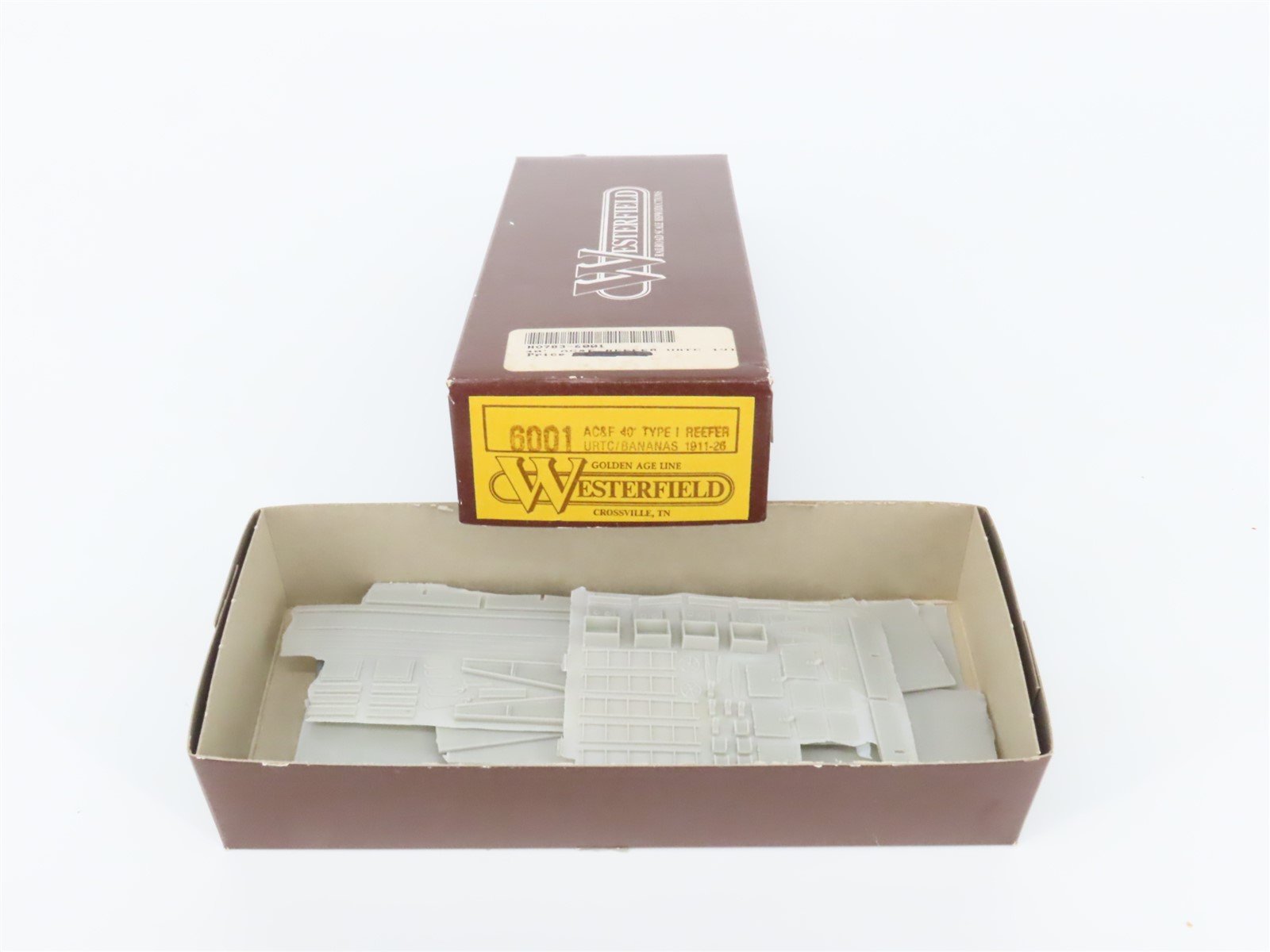 HO Scale Westerfield Golden Age Line Kit 6001 URTC Bananas 40' Reefer