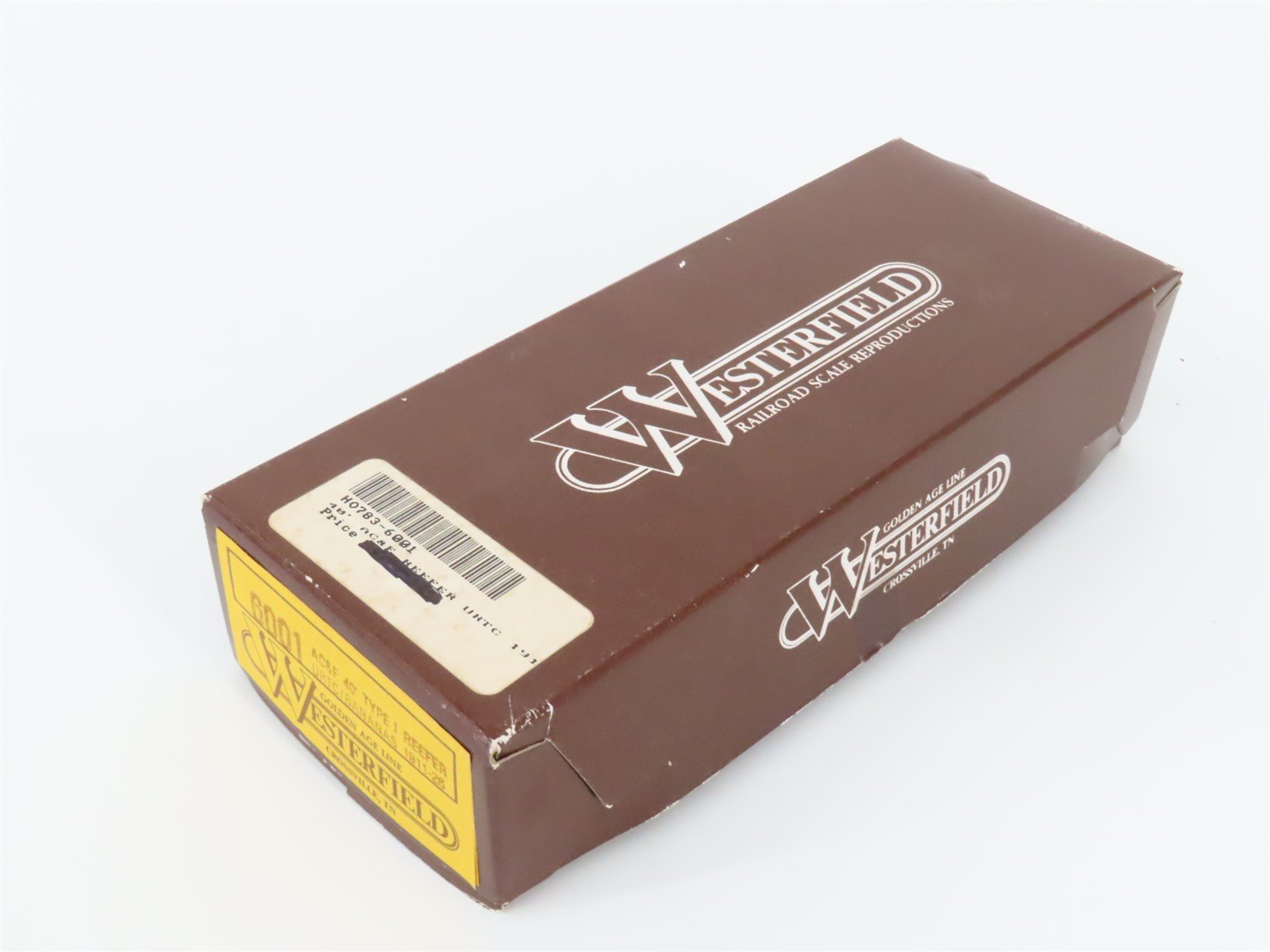 HO Scale Westerfield Golden Age Line Kit 6001 URTC Bananas 40' Reefer