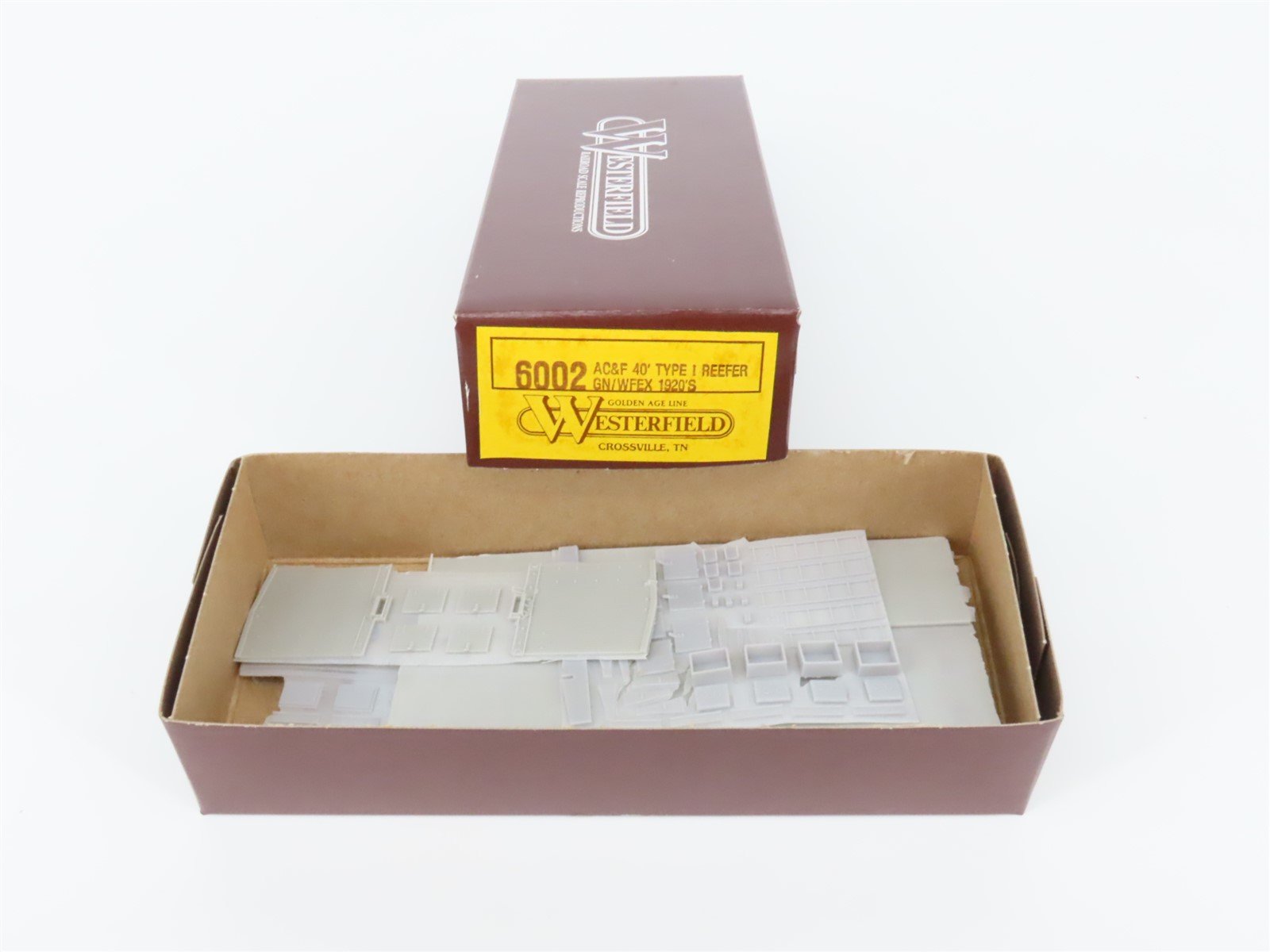 HO Scale Westerfield Golden Age Line Kit 6002 WFEX/GN AC&F 40' Reefer