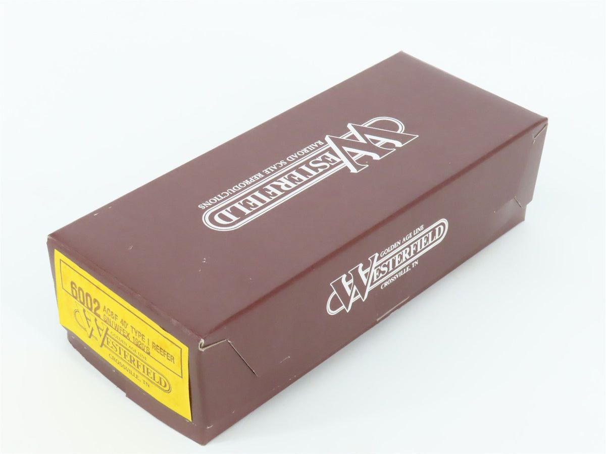 HO Scale Westerfield Golden Age Line Kit 6002 WFEX/GN AC&amp;F 40&#39; Reefer