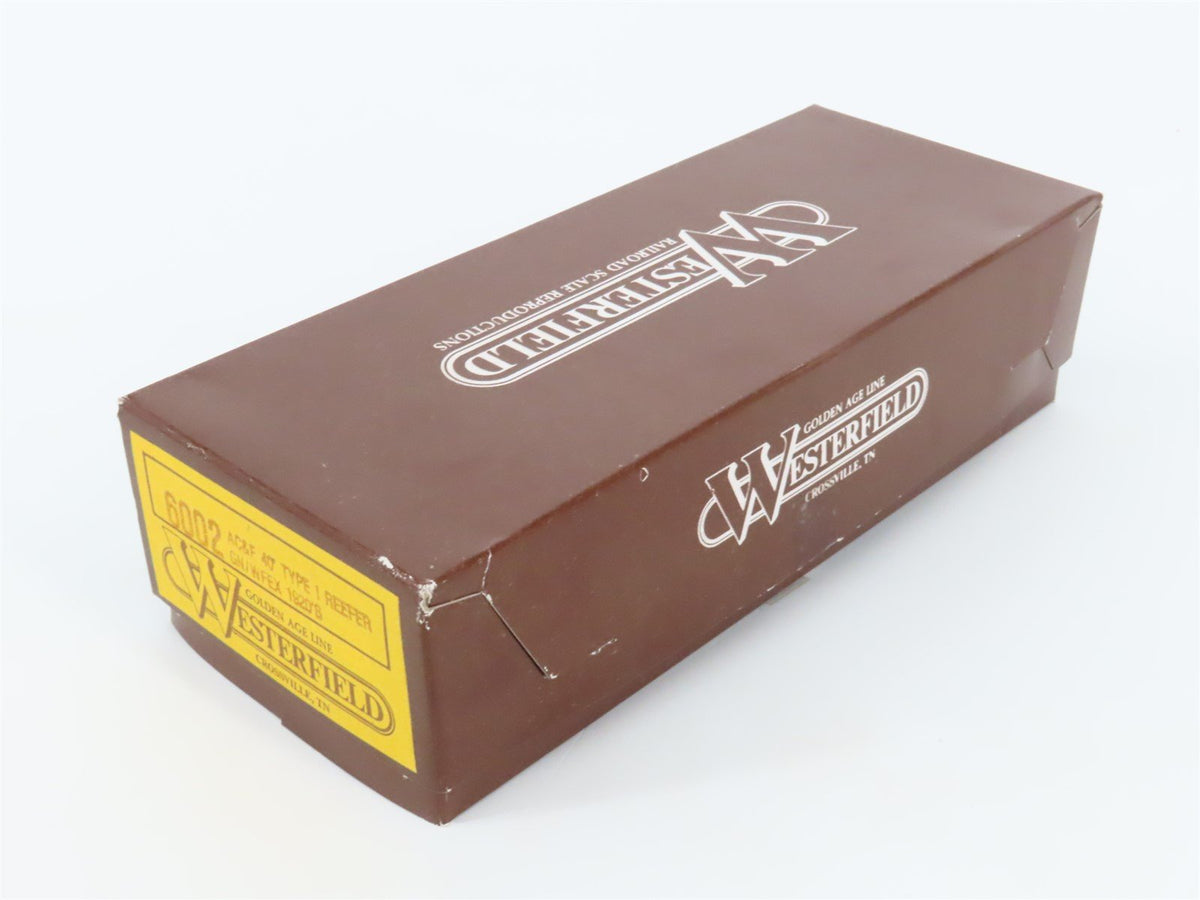 HO Scale Westerfield Golden Age Line Kit 6002 WFEX/GN AC&amp;F 40&#39; Reefer