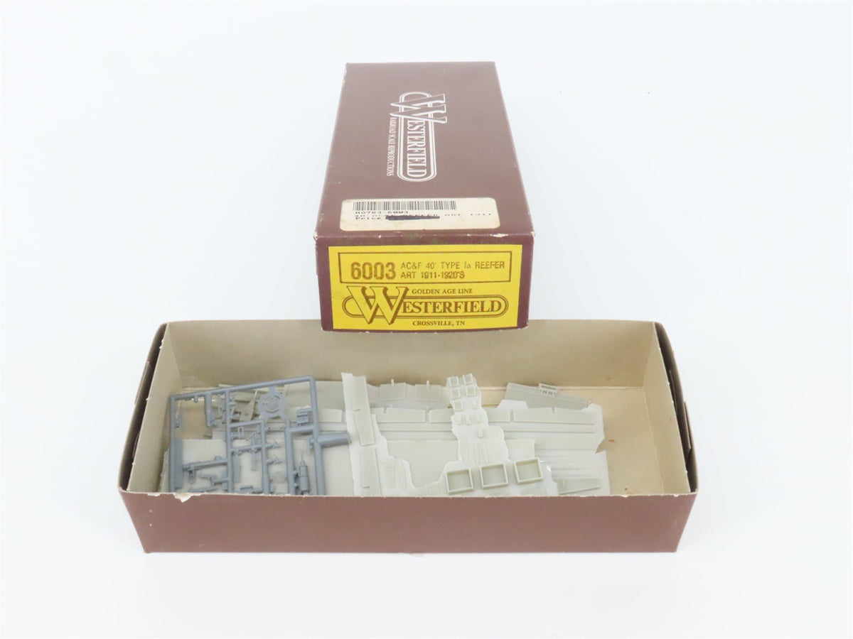 HO Scale Westerfield Golden Age Line Kit 6003 ARTCo ART AC&amp;F 40&#39; Reefer