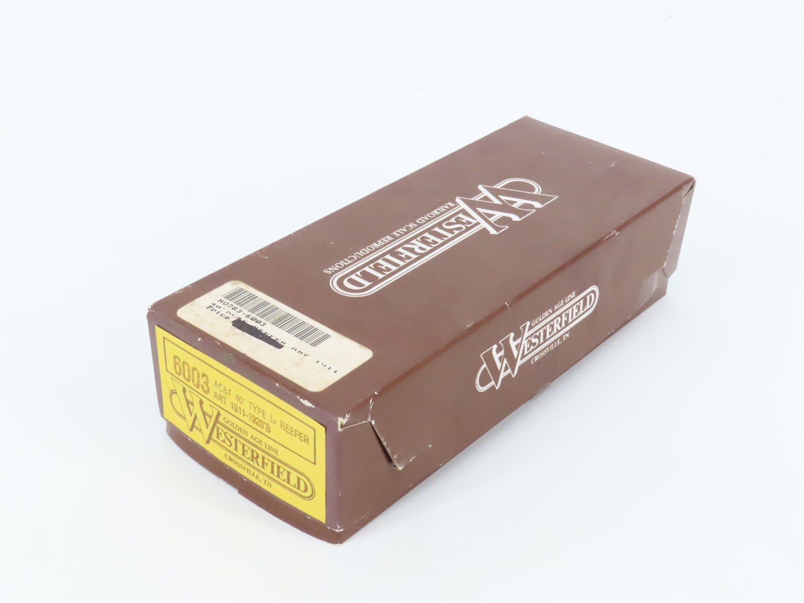 HO Scale Westerfield Golden Age Line Kit 6003 ARTCo ART AC&F 40' Reefer