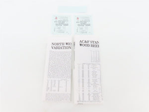 HO Scale Westerfield Golden Age Line Kit 6602 NWX North Western AC&F 40' Reefer